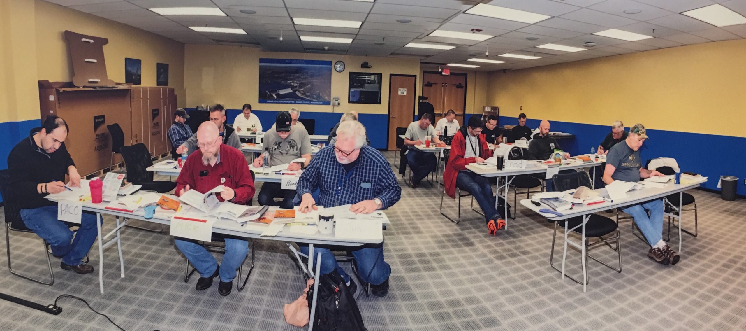 Recent graduates of our Environmental Compliance course at Grand Coulee Dam in Washington.